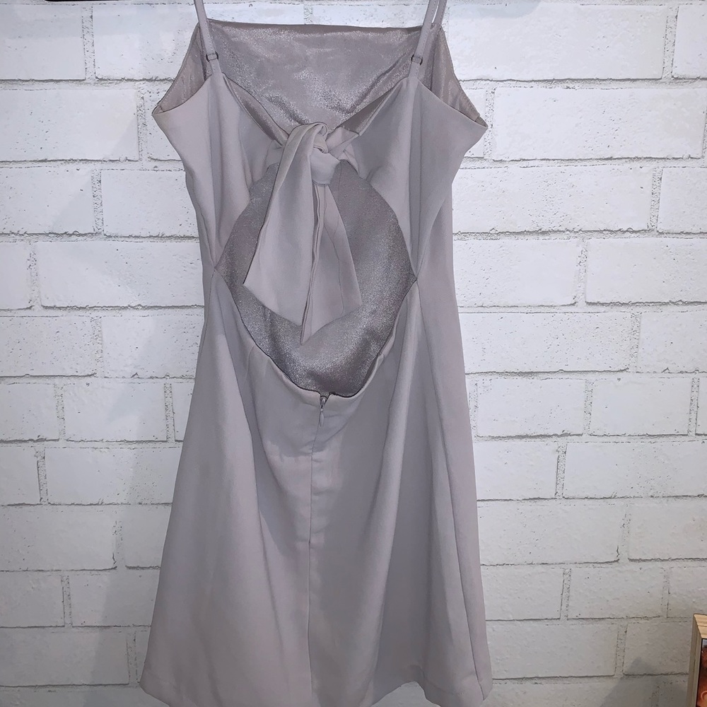 Toast to life Grey Lulu Mini dress